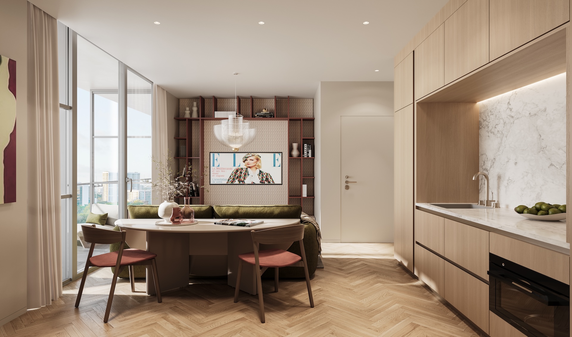 One-bedroom retreat